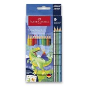 Faber-Castell Colour Grip Dinosaurus színes ceruzák – 10 + 3 db