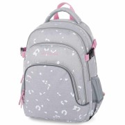 OXY SCOOLER Grey geometric iskolatáska