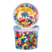 Hama Maxi gyöngyök tubusban, színmix - 600 db