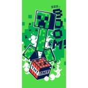 Minecraft Boom strand törölköző