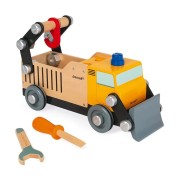 BricoKids - Fa autó és építőkészlet - Teherautó - 43 db
