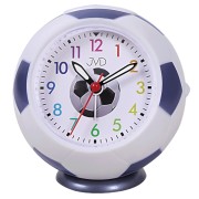 JVD gyerek ébresztőóra fiúknak focilabda kék-fehér