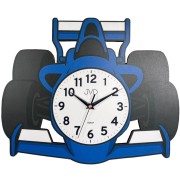 JVD Gyerek falióra kék versenyautó