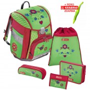 Iskola táska Hama Step by Step Ország Flower szett + Stabilo toll és szállítás ingyenes