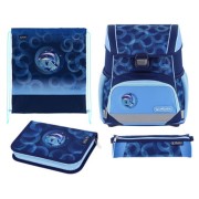 Herlitz Loop Dolphin Ride iskolatáska – 4 részes szett