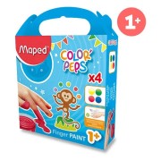 Maped Color'Peps ujjfesték – 4 × 80 ml