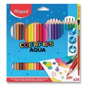 Maped akvarell színes ceruzák – 24 szín + ecset