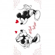 Törülköző Mickey a Minnie In Love