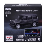 Maisto RC – Die-Cast Metal – Mercedes-Benz G-Class világítással, 1:41, 2,4 GHz, USB, XTR, Bluetooth