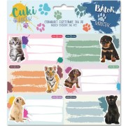 Ars Una Cute Animals füzetcímke (3x6 db)