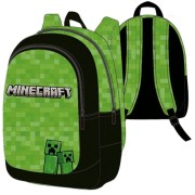 Minecraft hátizsák zöld