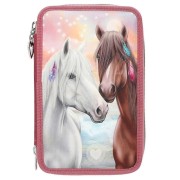 Miss Melody iskolai tolltartó töltött és LED-effektussal