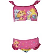 Lány két részes fürdőruha By Happy Mancs Őrjárat, fukszia