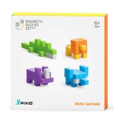 PIXIO mágneses építőkészlet – Mini Safari – 137 db
