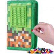 Pixie Crew Minecraft iskolai tolltartó zöld-barna