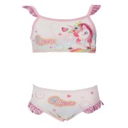 Lány két részes fürdőruha Egyszarvú, rózsaszín