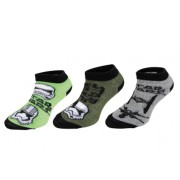 Star Wars zokni, 3 darabos csomag, zöld