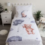 Teddy mackó baby ágyneműhuzat kiságyba