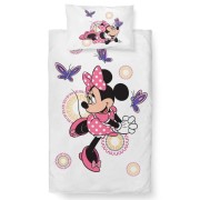 Minnie és a pillangók pamut ágynemű kiságyba