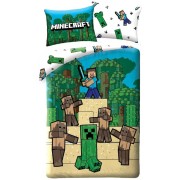 Minecraft Creeper és Steeve gyerek ágynemű