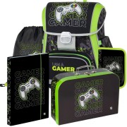 Oxybag Premium Playworld Gamer iskolatáska – 5 darabos szett