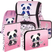 Oxybag Premium Panda iskolatáska – 5 darabos szett