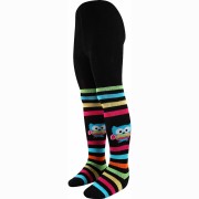 Csíkos bagoly mintás harisnyanadrág