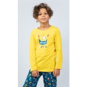 Vienetta Monster hosszúnadrágos fiú pizsama, sárga