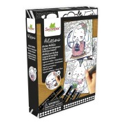 Artissimo – Manga – kawaii állatkák + 5 alkoholos filctoll