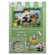 Chibi világ – Gashapon jegyzetfüzet – panda