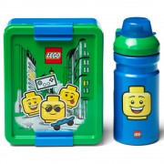 LEGO ICONIC uzsonná készlet - zöld / kék