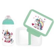 Egészéges kulacs és uzonna doboz Magic Unicorn