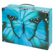 Baagl Butterfly összecsukható iskolai koffer fém vasalással