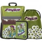 BAAGL iskolai szett Zippy Zombie iskolatáska + tolltartó + tornazsák