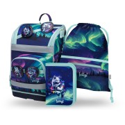 BAAGL SET 3 Zippy Plus Aurora: aktatáska, tolltartó, GRS táska