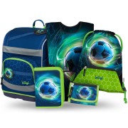 Baagl Zippy Plus focilabdás iskolatáska – 5 részes szett
