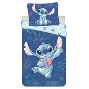 Stitch ágyneműhuzat kék