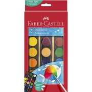 Akvarell színek Faber 21 szín